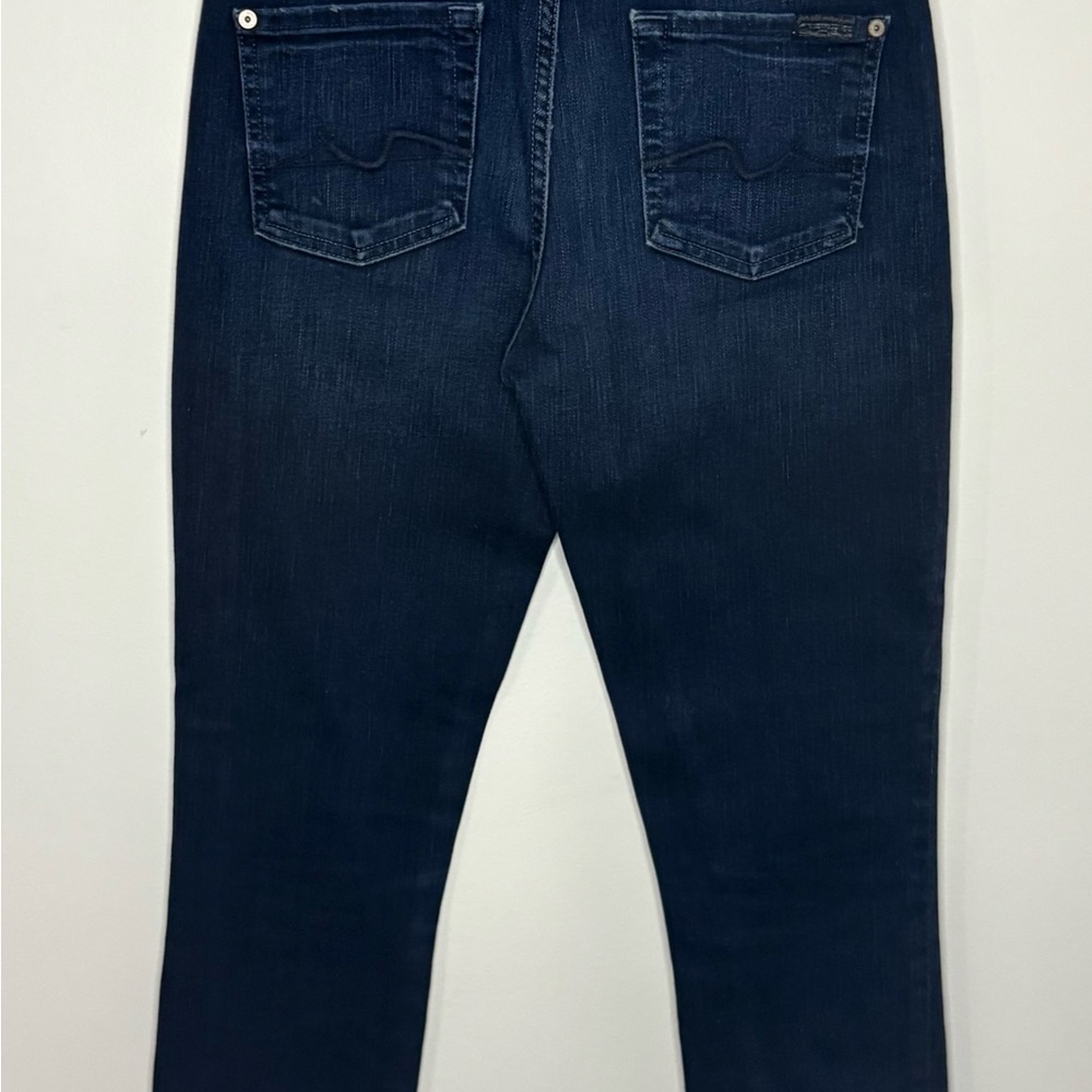 7 For All Mankind High Rise Blue Jeans - Picture 3 of 4